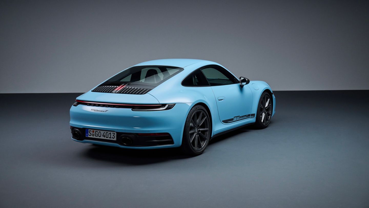911 Carrera T launched. Source: Porsche Newsroom.