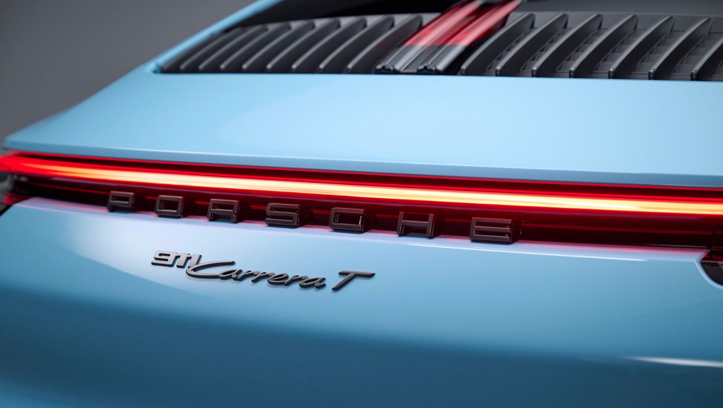 911 Carrera T launched. Source: Porsche Newsroom.