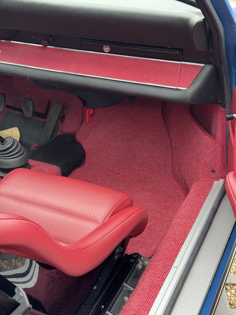 Dash trim to be decided, likely to match seats